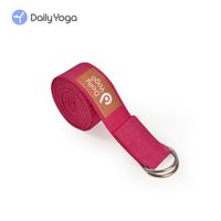 每日瑜伽 Daily Yoga 伸展带 瑜伽拉力带 健身力量训练绳 空中瑜伽用品 加长伸展拉筋带 220cm 扶桑红