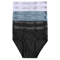 GIORDANO 佐丹奴 内衣男式内裤 内衣裤六条装宽橡筋腰三角内裤 011770140011305 白/灰/黑加加大码(180/94A)