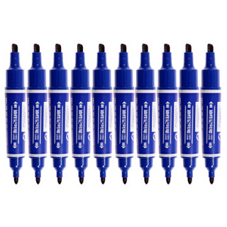 欧标（MATE-IST）大双头油性记号笔 物流大头笔标记笔 海报马克笔 蓝色10支装 B1525