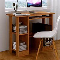五格 电脑桌 桌子 办公桌 台式家用书桌 樱桃木色WG1310A