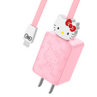Hello Kitty 苹果充电器 2A快充多口手机充电头+苹果数据线套装 iPhoneX/8/6s/7plus/ipad充电线
