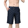 海波特(SEA'BBOT)游泳裤五分平角泳裤 沙滩度假裤情侣休闲专业运动加肥大码男士泳衣 黑色 XL(适合2尺5-3尺1)