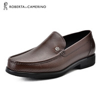 Roberta di Camerino 诺贝达 男士商务休闲小牛皮打孔皮鞋 WRE50751