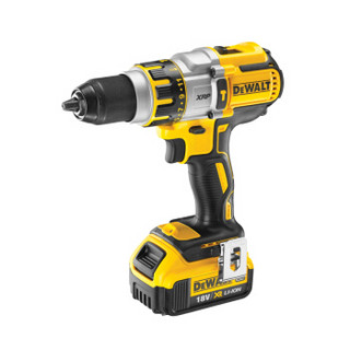 得伟（DEWALT）18V锂电充电式无刷磁浮高负载冲击钻 2x4.0Ah电池套装 DCD995M2-A9