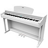 华星 电钢琴88键重锤专业智能数码立式电子钢琴家用初学者电子琴钢琴 H7白色