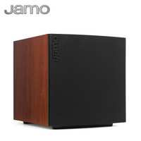 尊宝（Jamo）J112 音响 音箱 12英寸木质有源低音炮 音响/家庭影院/超重低音/高功率版（暗苹果色）