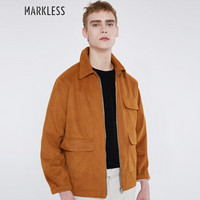 Markless 夹克男翻领焦糖色夹克外套多口袋工装服JKA8103M焦糖色185/100（XXL）