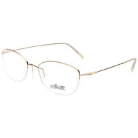  Silhouette光学眼镜架眼镜框男女款金色镜框金色镜腿 4552 75 7531 54MM