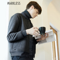 MARKLESS 外套男春秋飞行员夹克棒球服青年运动外套JKA7131M灰色185/100（XXL）