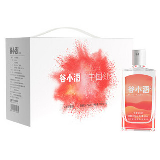 谷小酒 中国红浓香型白酒 42度 100ml*6瓶装 整箱