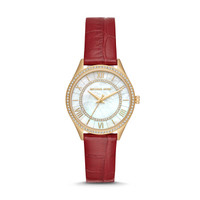 迈克.科尔斯(MICHAEL KORS)手表 MK女表 皮质表带 时尚石英女士腕表 MK2756