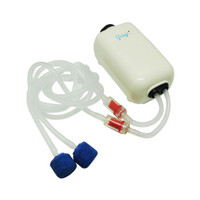 HANYANG 汉洋 增氧设备 氧气泵 鱼缸用品 可调节气量 双孔2.5W-京东