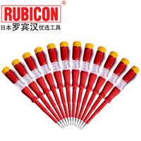 罗宾汉(RUBICON)进口电工测电笔 RVT-211 试电笔 150V-250V 电工螺丝刀式电笔 12支装