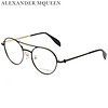 亚历山大·麦昆Alexander McQueen eyewear光学镜架男款 经典圆形光学镜架 AM0175O-001 黑色镜框 52mm