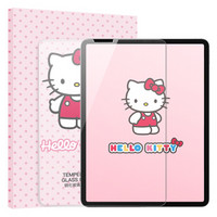 Hello Kitty 苹果2018款New iPad Pro 11英寸钢化膜 防爆耐刮高清高透平板贴膜保护膜 弧边