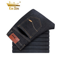 金盾（KIN DON）牛仔裤 新款男士时尚牛仔裤021黑色常规36