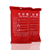 谋福 8541 火灾应急逃生灭火毯 车用家用灭火毯 玻璃纤维灭火毯(袋装款 1米×1米)