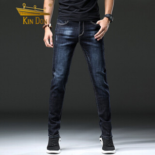 金盾（KIN DON）牛仔裤 新款男士弹力商务牛仔裤B235-1835黑色34