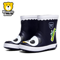 Boogie Bear韩国童鞋儿童雨鞋防滑女童雨靴男童中筒学生水鞋 BB191R0202 熊猫海军蓝 27