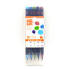 日本雅佳 AKASHIYA 奈良笔匠水彩颜料手绘水墨画彩色毛笔 软笔 绘画笔5色套装 夏 CA200-5VB JH-22
