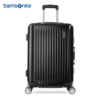 Samsonite 新秀丽 新秀丽铝框拉杆箱 万向轮行李箱男女旅行箱密码箱 Samsonite可托运箱 TR8*09003 黑色 28英寸
