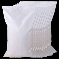 秉优 大号打包袋10个 加厚亮白 防水搬家袋编织袋包装蛇皮袋载重袋清洁垃圾袋子80*110cm