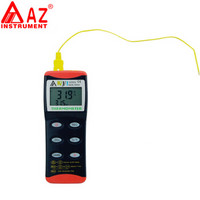 AZ 8852手持式测温仪 双通道热电偶温度计 K/J/T型探头电子温度计仪表