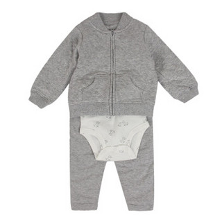 Carter's凯得史 男宝宝婴儿童装 长袖外套连体衣长裤3件套装 121H944 3M码