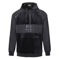 VERSACE JEANS 范思哲 奢侈品 男士黑色混纺休闲时尚连帽上衣 B7GSB7FA 05470 899 S