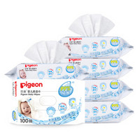 Pigeon 贝亲 PL347 婴儿柔湿巾 100抽*6包