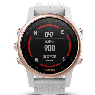 佳明（GARMIN）fenix5S飞耐时5s玫瑰金GPS多功能登山跑步智能运动表游泳户外腕表光学心率智能通知