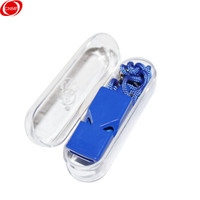 谋福8562 经典篮球裁判口哨 足球口哨 运动装备 黑哨红哨 儿童口哨 教练哨子 (宝蓝色 口哨)