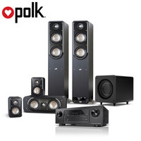 普乐之声（Polk） Signature系列5.1声道家庭影院音响套装+天龙（DENON）AVR-X540BT功放  黑色