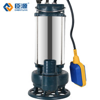 臣源（CHENYUAN）WQD5-8-0.37 不锈钢污水泵 自动带浮球 农用排污泵 家用抽水泵农田灌溉