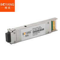 博扬 BY-X10GS-80km XFP光纤模块LC接口 10G万兆单模双纤1550nm传输80km 兼容华为H3C思科