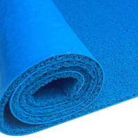 科力邦（Kelibang） 地垫 丝圈防滑垫除尘耐磨地垫PVC塑胶商场工厂车间地垫卷材1.2m*18m*1.5cm 蓝色 KB5056