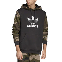 adidas 阿迪达斯 男子 三叶草系列 CAMO OTH HOODY 运动 套头衫 DV2023 黑色 XL码
