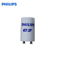 飞利浦PHILIPS C2 4-65W 启辉器荧光灯管启动器T5T8灯管起跳器跳泡 100只装