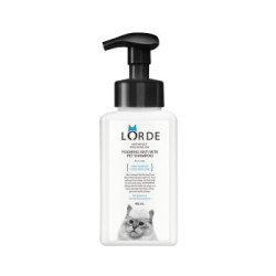lorde猫咪泡沫沐浴露400ml 去除味猫螨虫浴液猫咪专用香波猫洗澡用品 *5件