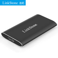 连拓（LinkStone）mSATA SSD固态移动硬盘盒子USB3.0铝合金 笔记本电脑迷你外置盒 黑色E510