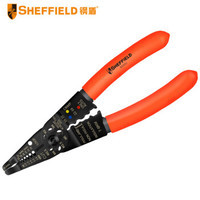 钢盾 SHEFFIELD S035013 多功能 剥线钳 电工工具 电缆剪 扒皮器 拨线钳 光纤剥皮 8mm