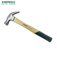 世达（SATA）木柄羊角锤 1.5磅子家用起钉锤 铁锤榔头木工小锤子工具手锤92325 现货