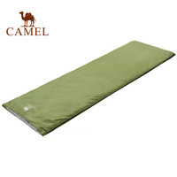 骆驼 CAMEL羽绒棉睡袋冬季加厚大人防寒保暖便携式旅行床单酒店隔脏睡袋 A8W03001 草绿