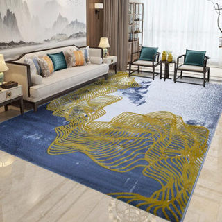 戈尔登 新中式客厅地毯现代简约北欧轻奢卧室书房茶几毯 雅斯YS-031   160*230