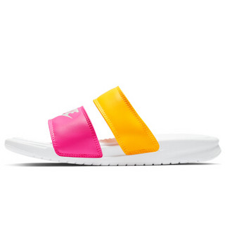 NIKE 耐克  女子 两道杠 拖鞋 BENASSI DUO ULTRA SLIDE 沙滩鞋 休闲鞋 819717-102 白色 36.5码