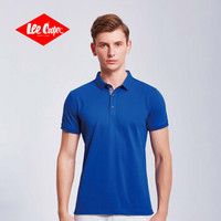 Lee Cooper      短袖POLO衫2019青少年休闲翻领新款商务休闲百搭款 LZ-8016 宝蓝 4XL