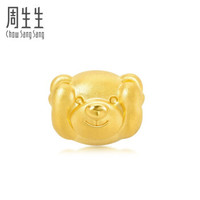 周生生 CHOW SANG SANG 黄金足金Charme串珠系列三不熊不听熊转运珠 90597C 1g