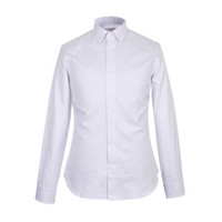 CANALI 康纳利 男士银灰色棉质格纹长袖衬衫 XA1 GD01326 001 38码