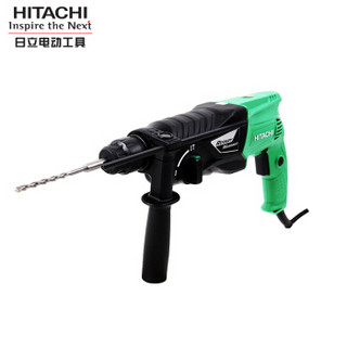 日立 HITACHI 电锤套装DH24PG轻型四坑电锤220V家用电锤电钻两用冲击钻套装 出厂配置