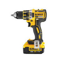 得伟DeWALT 18V锂电新一代无刷磁浮电钻起子（含2.0Ah电池，两电一充） DCD791